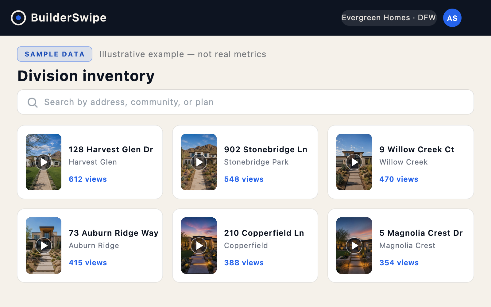 BuilderSwipe Find any home