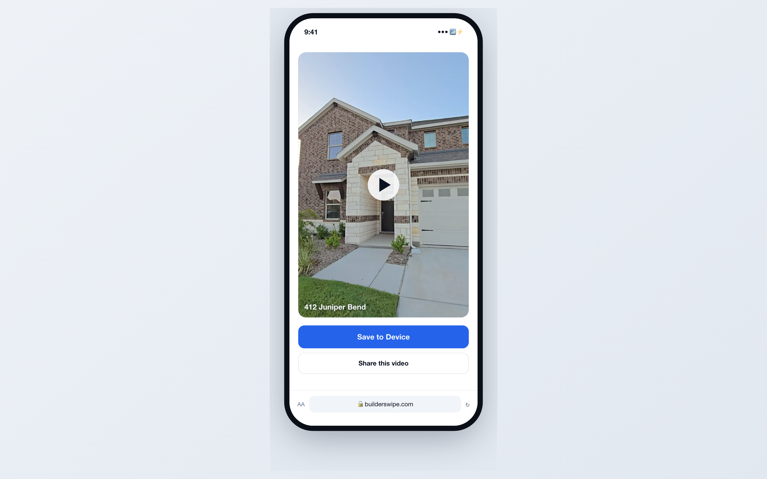 BuilderSwipe What clients see